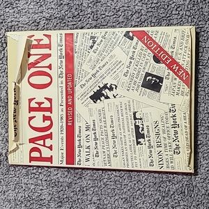 PAGE ONE NEWYORK TIMES